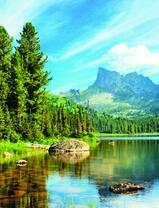 Красивый пейзаж с горами