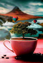 Дерево в чашке