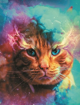 Дух кота среди туч