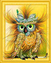 Сова с прической