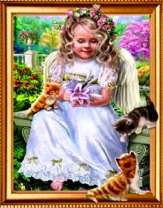 Ангелочек и три котенка