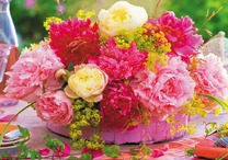 Красивый букет в коробочке