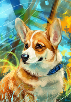 Милый пёс корги