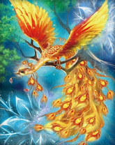 Жар-птица в заколдованном лесу