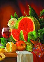 Арбузно-фруктовый натюрморт