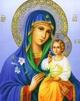 Икона Божьей Матери "Неувядаемы цвет"