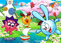 Смешарики запускают кораблик