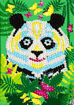 Панда среди бабочек