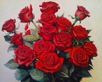 Букет бархатных роз