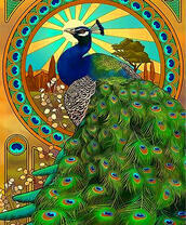 Шикарный хвост павлина