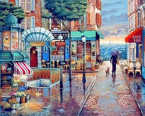 Тихая улочка Парижа