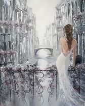 Невеста на мосту в Венеции