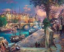 Романтический вечерний город