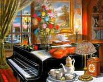 Уют квартиры музыканта