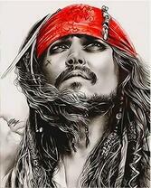 Джек Воробей в красной бандане