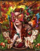 Лесная фея и белочка