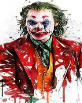 Портрет Джокера в красном