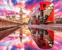 Лондонский автобус на Тауэрском мосту