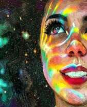 Яркий портрет девушки