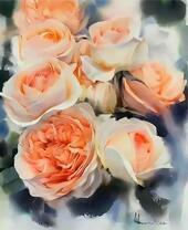 Букет из семи нежных роз