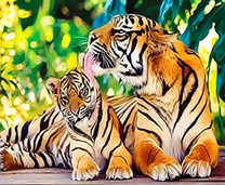 Мама тигрица и ее любовь