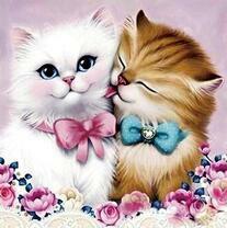 Милые котята в цветах