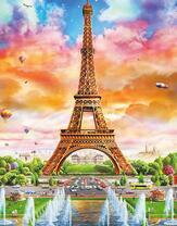 Фонтаны перед Эйфелевой башней