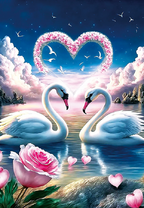 Озеро, лебеди и любовь