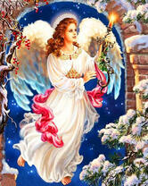 Ангел в зимней ночи