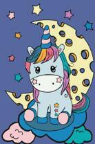 Единорог и луна из сыра