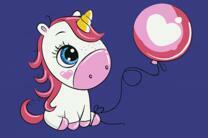 Единорог с воздушным шариком