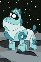 Робот-пёс на луне