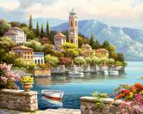 Причал около часовни. Сен Ким