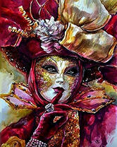 Девушка в карнавальном наряде