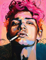 Надменный парень с сигаретой