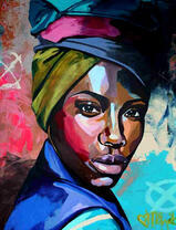 Колоритная африканская женщина