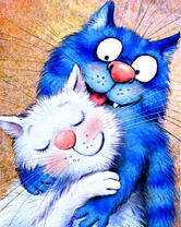 Влюбленные коты