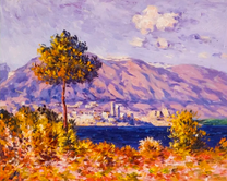 Красивый пейзаж с видом на горы