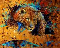 Леопард на дереве