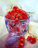 Смородина в чашке