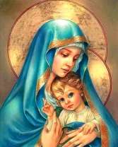 Дева Мария и младенец