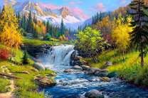 Непревзойденная красота горной реки