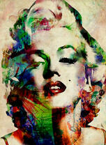 Портрет Мерлин Монро в стиле поп-арт