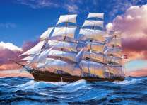 Трехмачтовый английский корабль