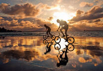 Велопрогулка по берегу моря