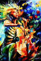 Девушка с виолончелью в стиле поп-арт