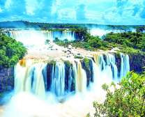 Сказочный каскад водопадов