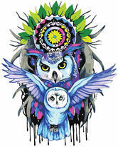 Оберег, филин и сова