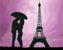 Романтика Парижа под зонтом