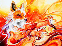 Игра огненных лисят